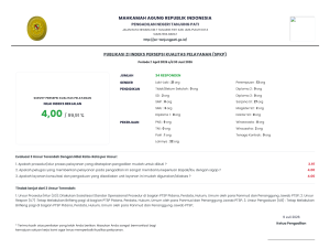 Survey Persepsi Kepuasan Pelayanan